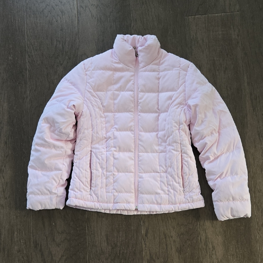 Women's Light Pink Puffer Jacket